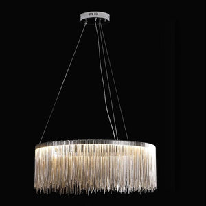 Pensy Luxury Round Chain Tassel Chandelier - Oasislives