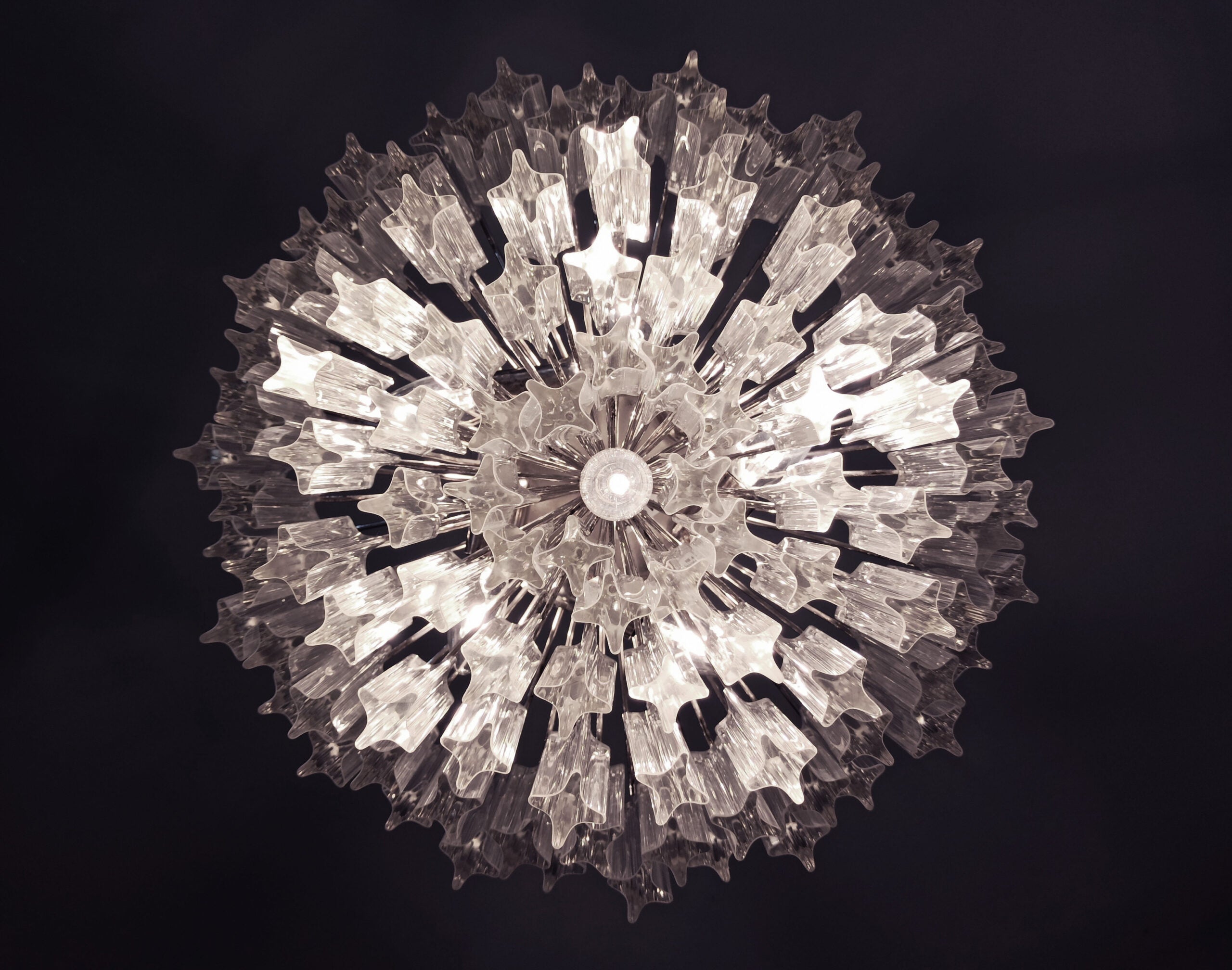 Murano Chandelier 107 Clear Prism Glasses