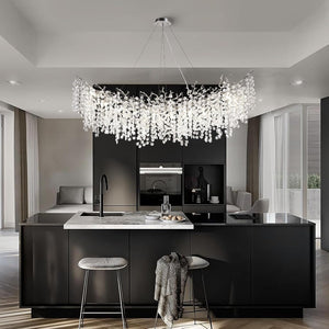 Tree Branch Chandelier for Dining Room L55in - Fast Delivery-1-Luxehomezone