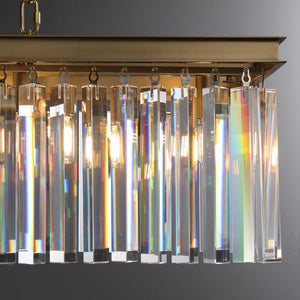 Odean Crystal Chandelier / Flushmount - Oasislives