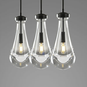 Raindrops Rectangular Chandelier 22"( rod) - Oasislives