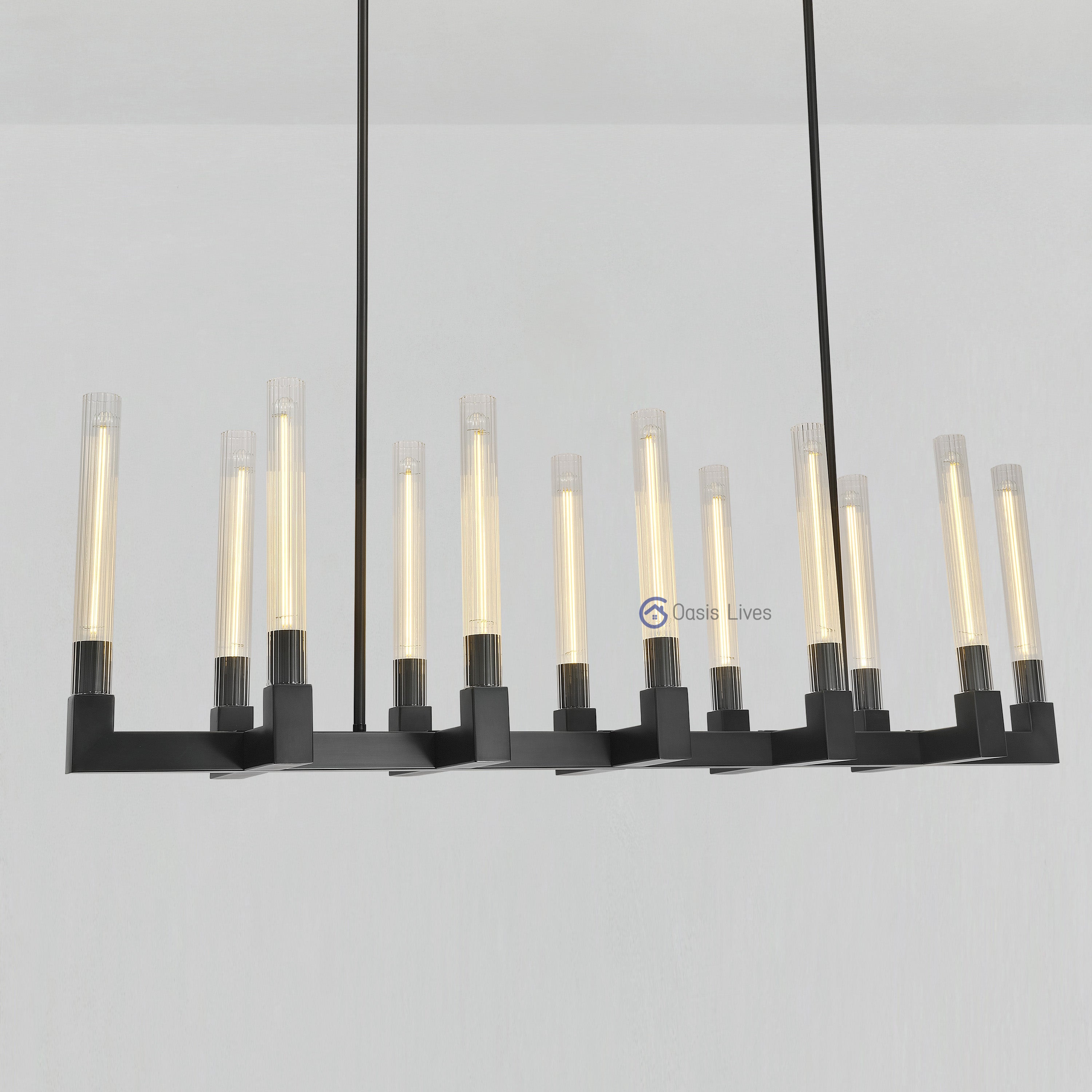 Cannel Glass Chandelier/Pendant/Sconce - Oasislives