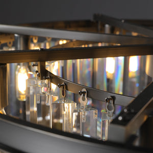 Odean Crystal Chandelier / Flushmount - Oasislives