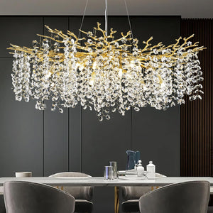 Tree Branch Chandelier for Dining Room L55in - Fast Delivery-1-Luxehomezone