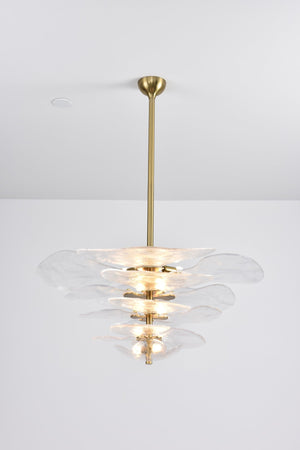 Petals Gold Murano Chandelier - Oasislives