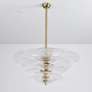 Petals Gold Murano Chandelier - Oasislives