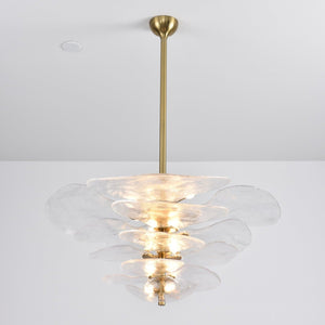 Petals Gold Murano Chandelier - Oasislives