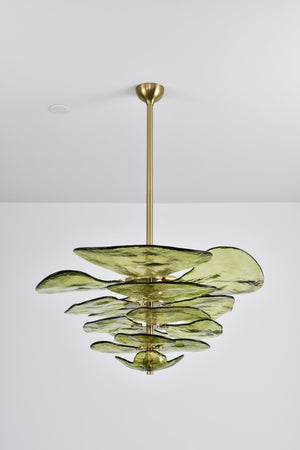 Petals Gold Murano Chandelier - Oasislives