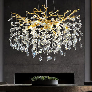 Modern Round Crystal Chandelier 21" 30" 40" - Fast Delivery-1-Luxehomezone