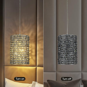 Smoke Grey Crystal Pendant Lights - Fast Delivery-1-Luxehomezone