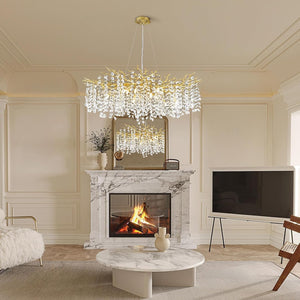 Tree Branch Chandelier for Dining Room L55in - Fast Delivery-1-Luxehomezone