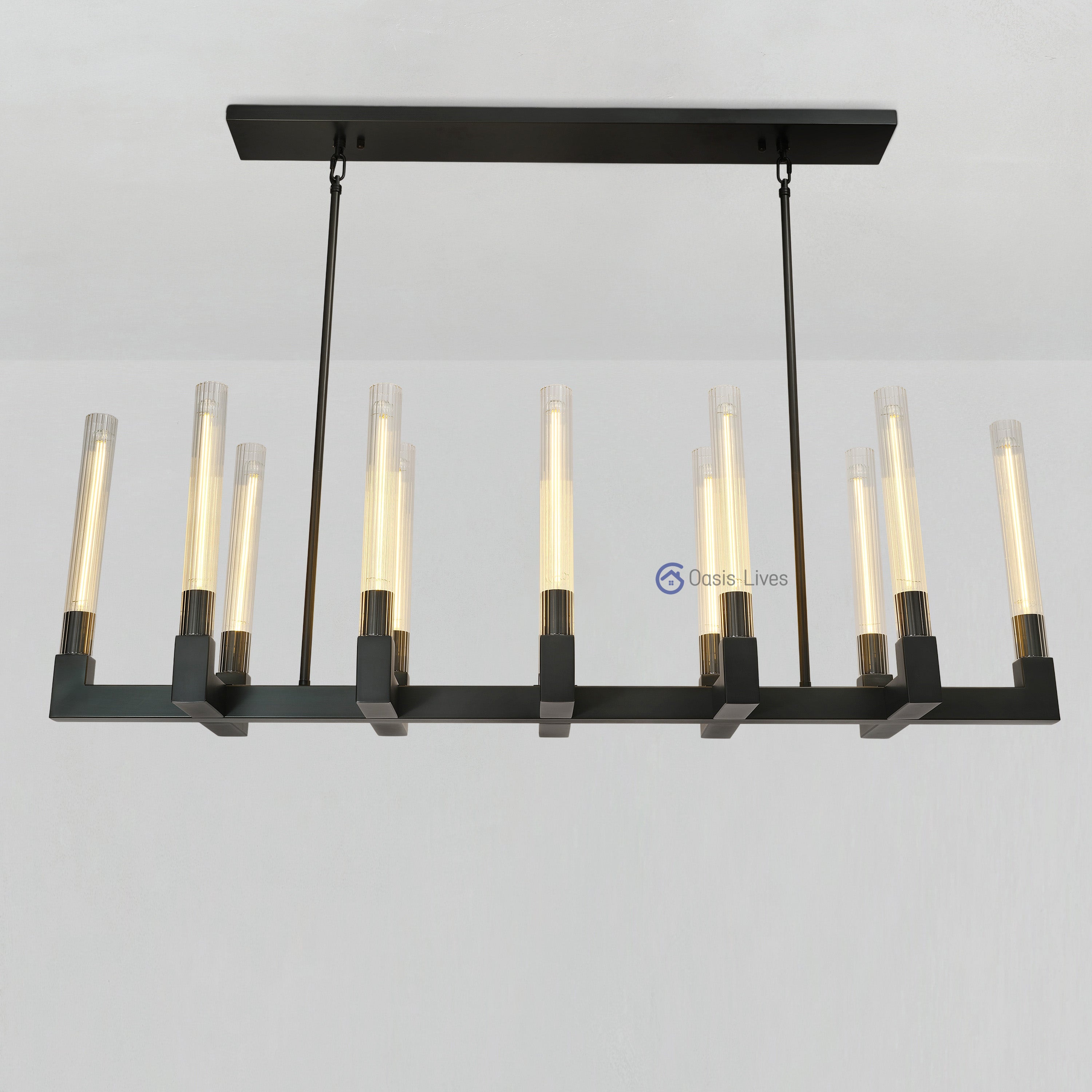 Cannel Glass Chandelier/Pendant/Sconce - Oasislives