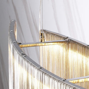 Pensy Luxury Length Chain Tassel Chandelier - Oasislives