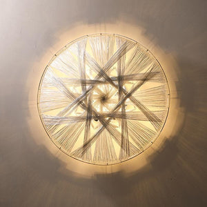 Pensy Luxury Aluminum Chain Tassel Flushmount - Oasislives