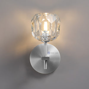 Boule Clear Glass Sconce - Oasislives