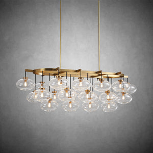 Cabrlet Oval Spherical Glass Luxury Chandelier - Oasislives