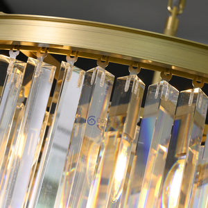 Odean Crystal Chandelier / Flushmount - Oasislives