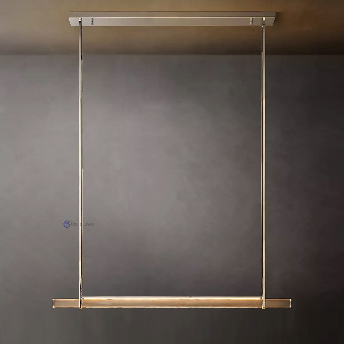 Audubon Single Bar Linear Chandelier 60″