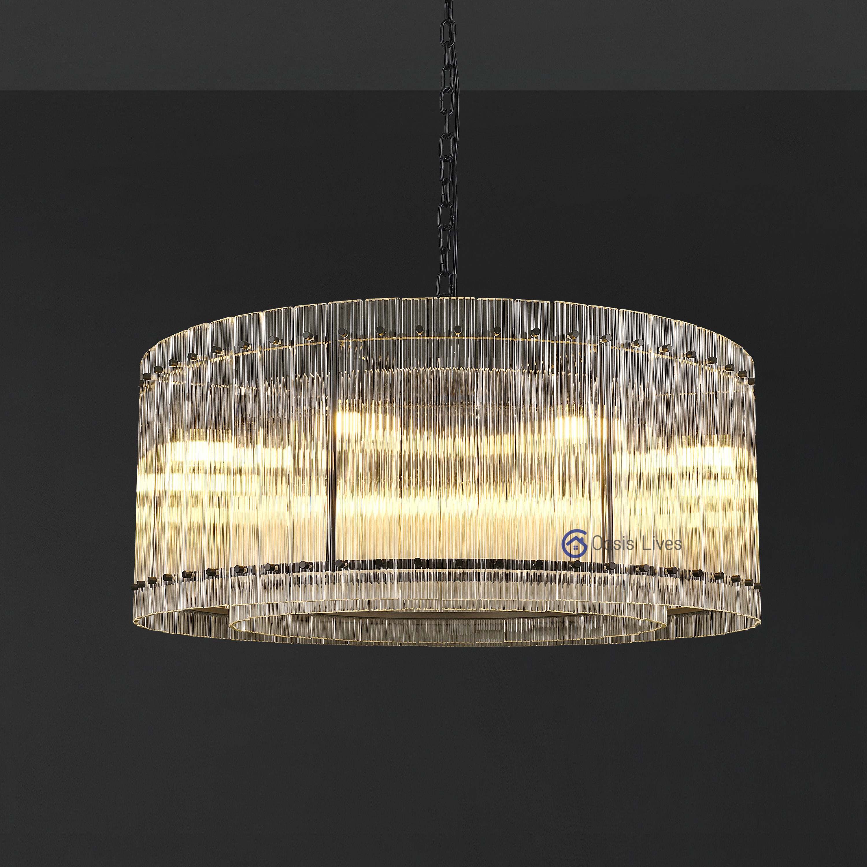 San Marcus Glass Luxury Chandelier and Sconce - Oasislives