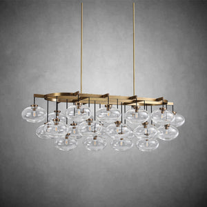 Cabrlet Oval Spherical Glass Luxury Chandelier - Oasislives