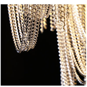 Pensy Luxury Aluminum Chain Tassel Chandelier - Oasislives
