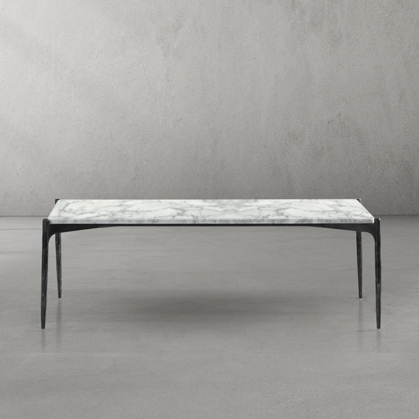 Thaddeus Rectangle Horn Marble Coffee Table