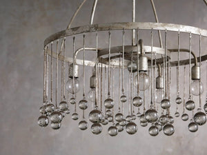 Aubrey Crystal Ball Round Chandelier 5 Light / 8 Light - Oasislives