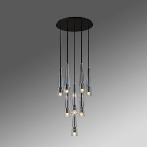 Landy Round Crystal Chandelier - Oasislives