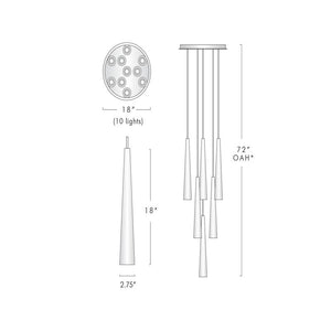 Landy Round Crystal Chandelier - Oasislives