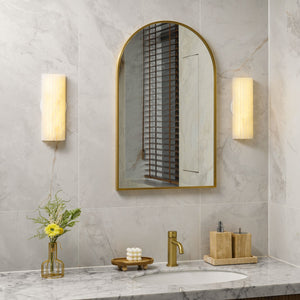 Alvia Alabaster Wall Light - Oasislives