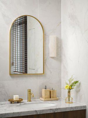 Alvia Alabaster Wall Light - Oasislives
