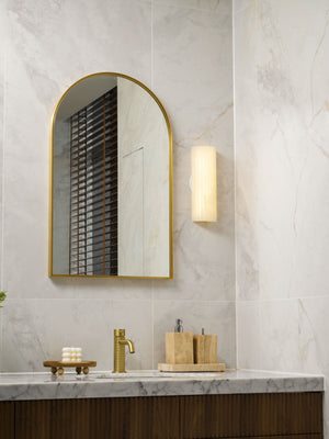 Alvia Alabaster Wall Light - Oasislives