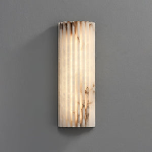 Alvia Alabaster Wall Light - Oasislives