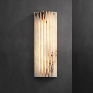 Alvia Alabaster Wall Light - Oasislives