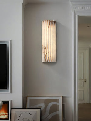 Alvia Alabaster Wall Light - Oasislives