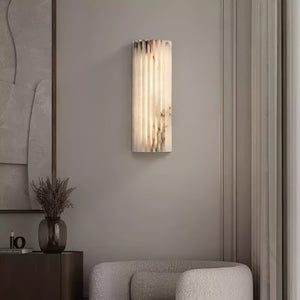 Alvia Alabaster Wall Light - Oasislives