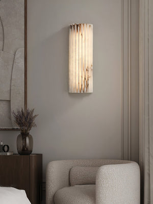 Alvia Alabaster Wall Light - Oasislives