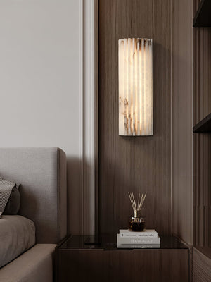 Alvia Alabaster Wall Light - Oasislives