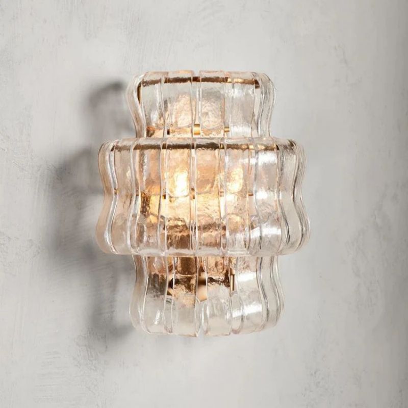 Amor Glass Wall Sconce 12" - Oasislives