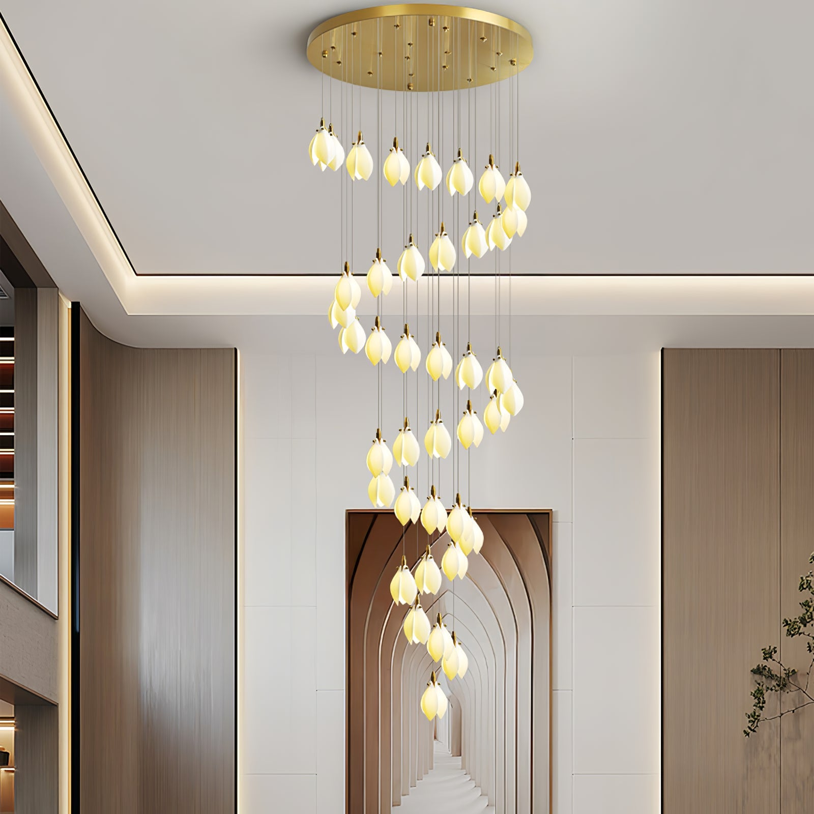 Astralis Bloom Stairs Chandelier
