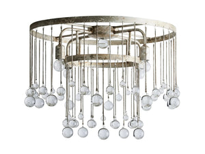 Aubrey Crystal Ball Flushmount Lamp - Oasislives