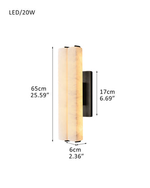 Audubon Alabaster Double Sconce - Oasislives