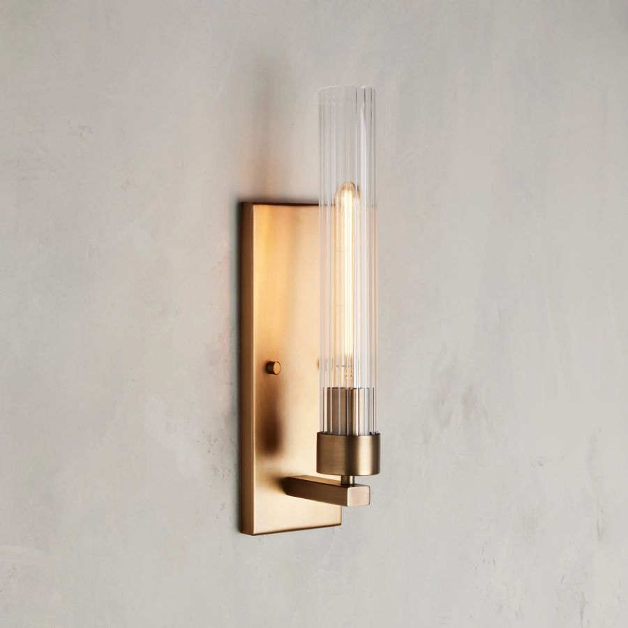 Cade Glass Wall Sconce - Oasislives