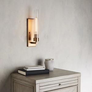 Cade Glass Wall Sconce - Oasislives