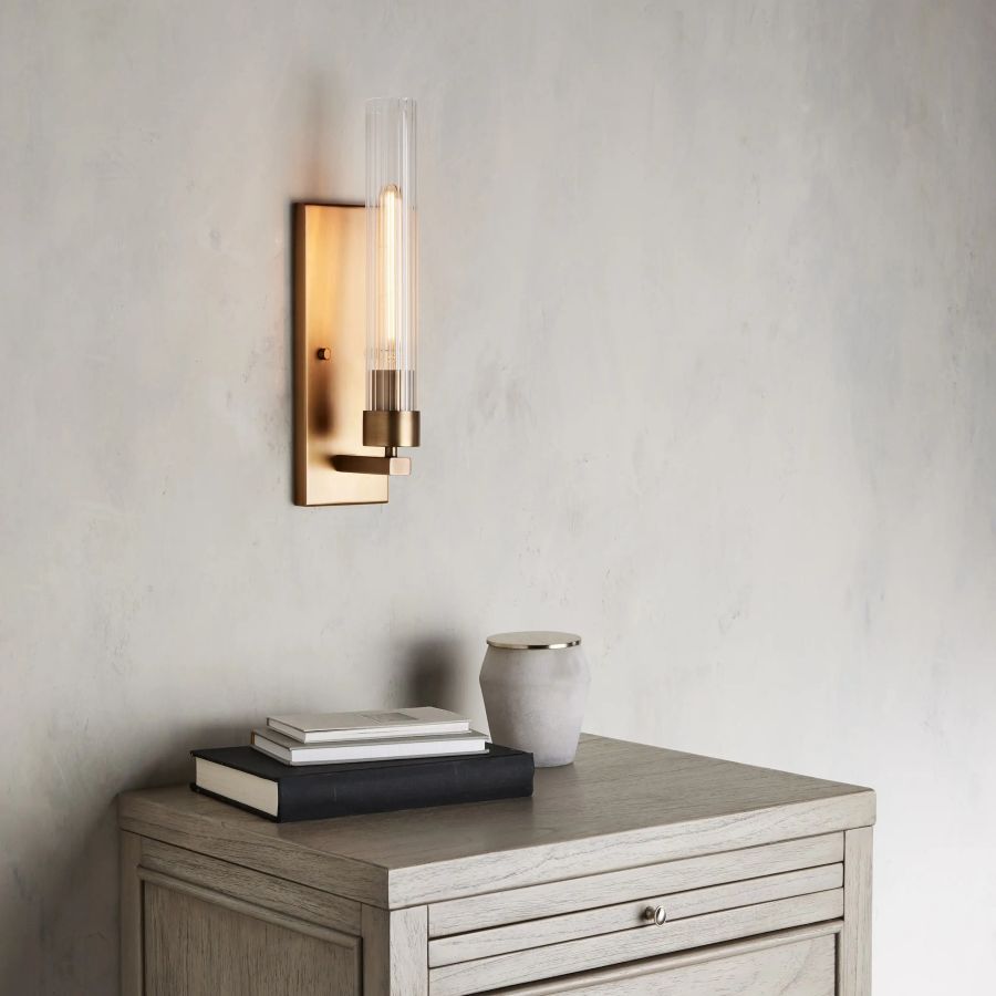 Cade Glass Wall Sconce - Oasislives