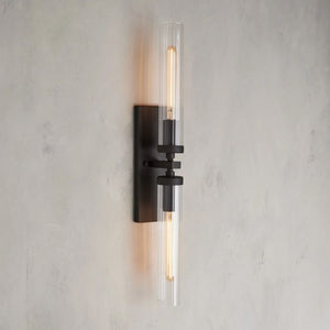 Cade Glass Wall Sconce - Oasislives
