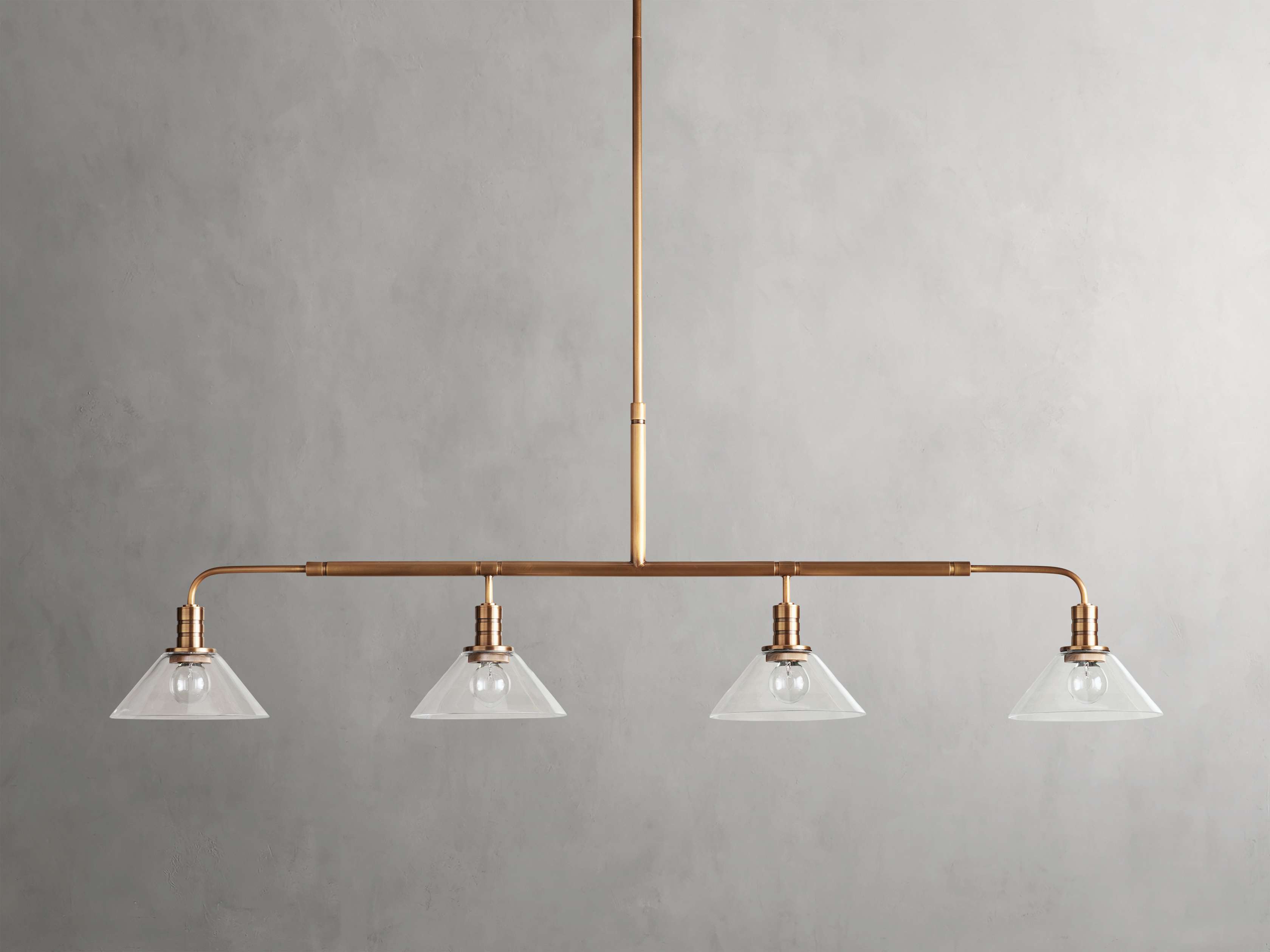 Theriond Cone Cluster Linear Chandelier