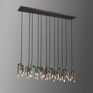 Flora Linear Chandelier - Oasislives