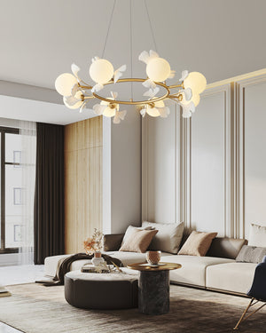 Evander Ginkgo Chandelier - Oasislives