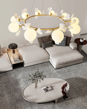 Evander Ginkgo Chandelier - Oasislives